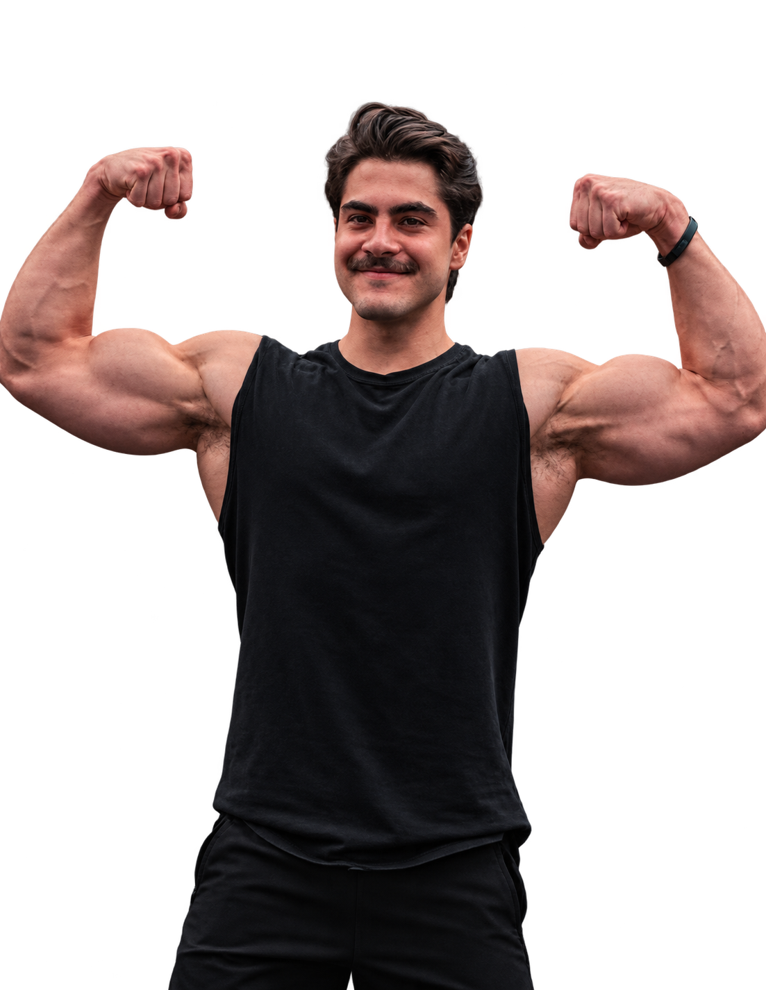 Alexandre Rao Filho, do Protocolo Alerao, com os braços flexionados